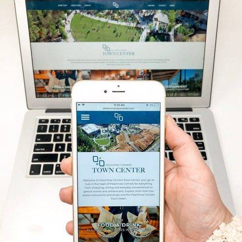 Peachtree Corners Town Center | Website Design by Clementine Creative Agency | Atlanta, GA