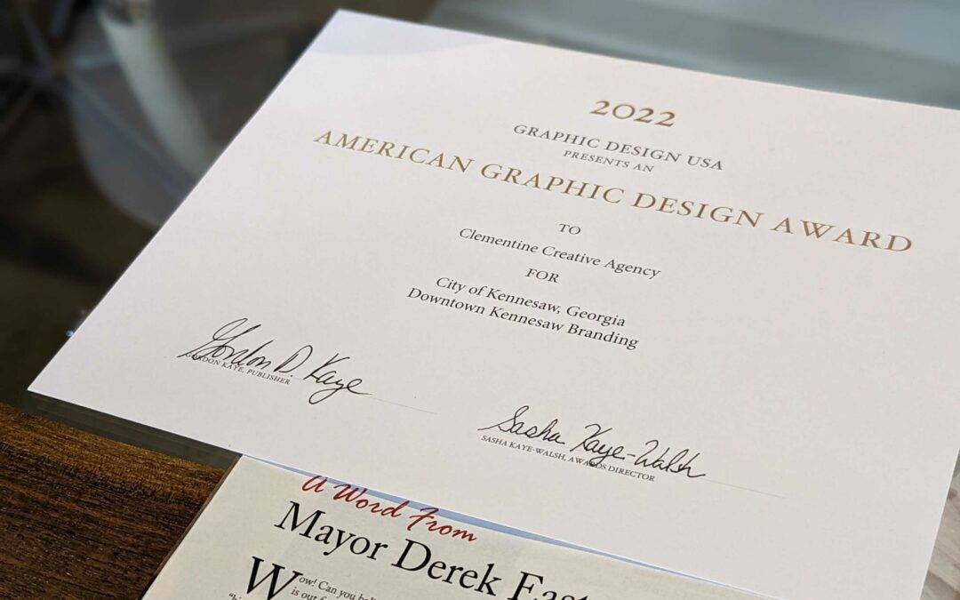 Clementine Awarded for Graphic Design